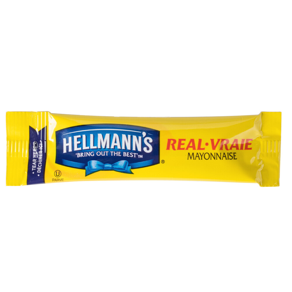 Hellmann's Mayonnaise 10.6 Gram Portion Packet 210/Case
