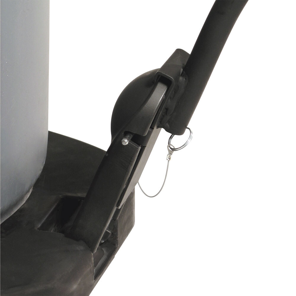 Rubbermaid FG265200BLA Black Brute Trainable Dolly Pull Handle