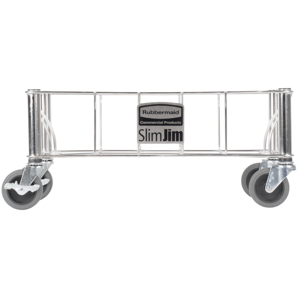 Rubbermaid® 1968468 Stainless Steel Wire Slim Jim Dolly for Slim