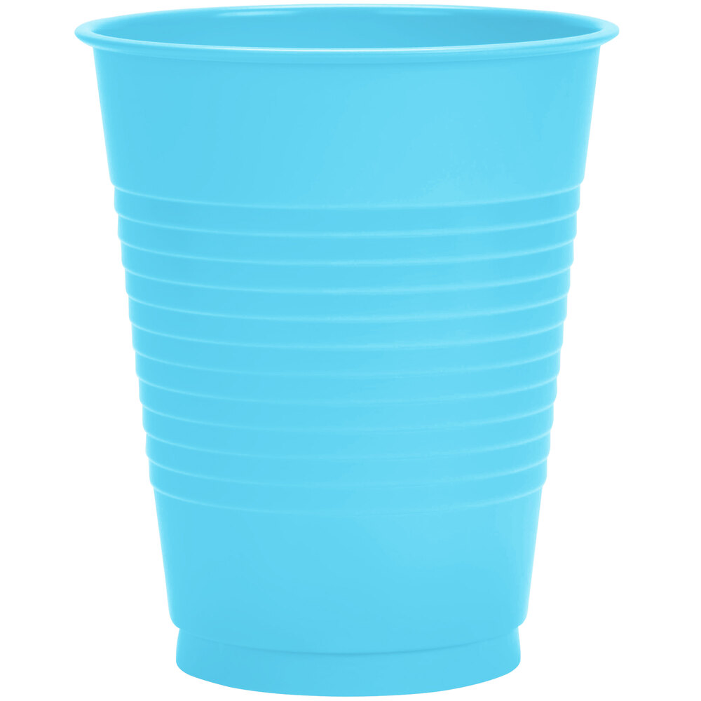 Creative Converting 28312381 Fresh Lime Plastic Cups, 16 oz Solid (Case of 240)