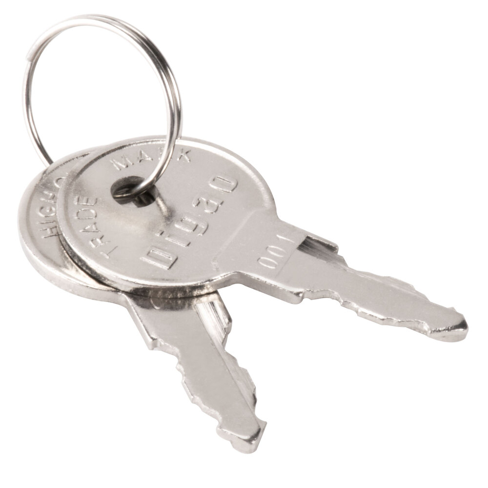 Avantco Refrigeration Avantco 17811836 Replacement Keys 2/Set