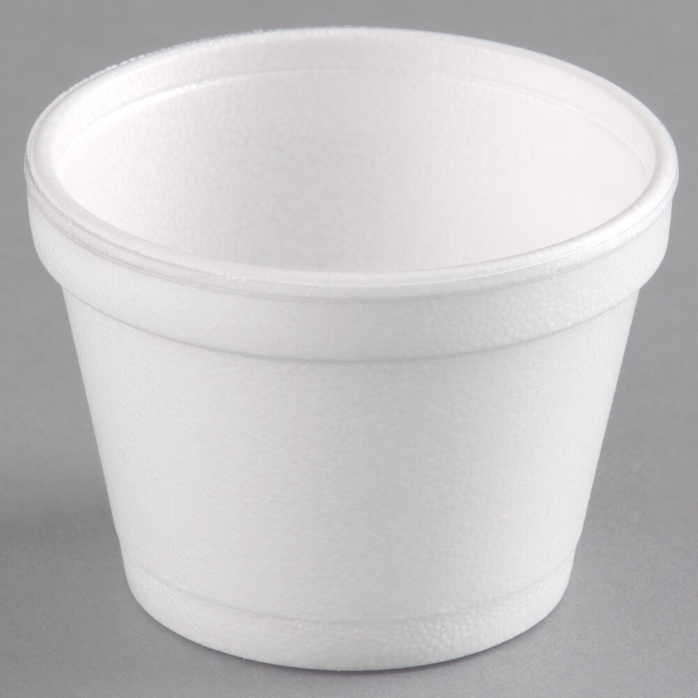 Dart 12SJ20 12 oz. White Customizable Foam Food Container ...