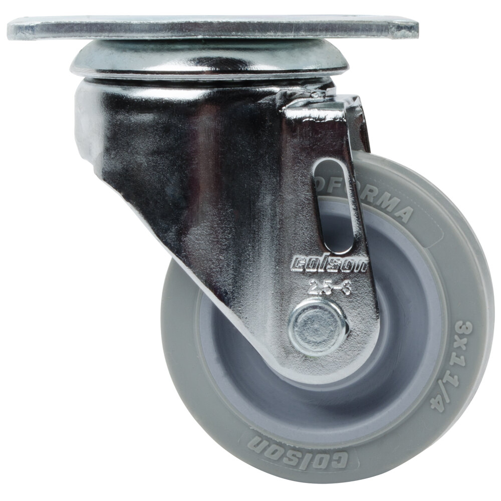 Cambro 60352 3" Replacement Swivel Caster for Service Carts and Camdollies
