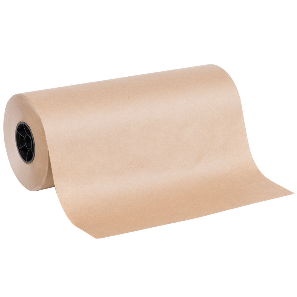 Butcher Paper/Freezer Roll, 18 x 1100', White, 40/45 lb., Waxed, High  Grade, Brown Paper Goods 5518