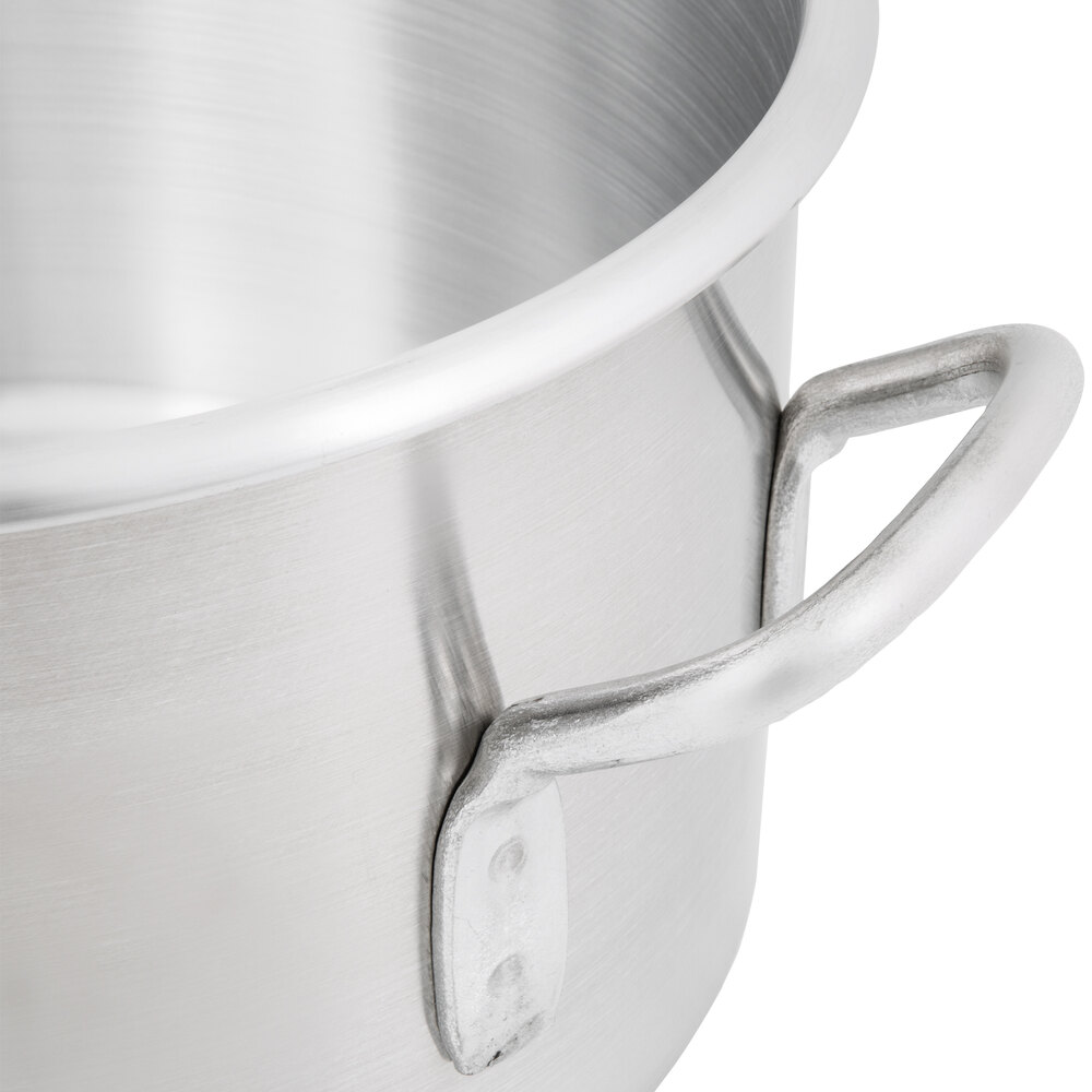 Vollrath 24 oz Silver Cast Aluminum Round Bottom Scoop - 4 Wide Bowl, 3.4 Handle Length, 10.8 OAL | Part #46892
