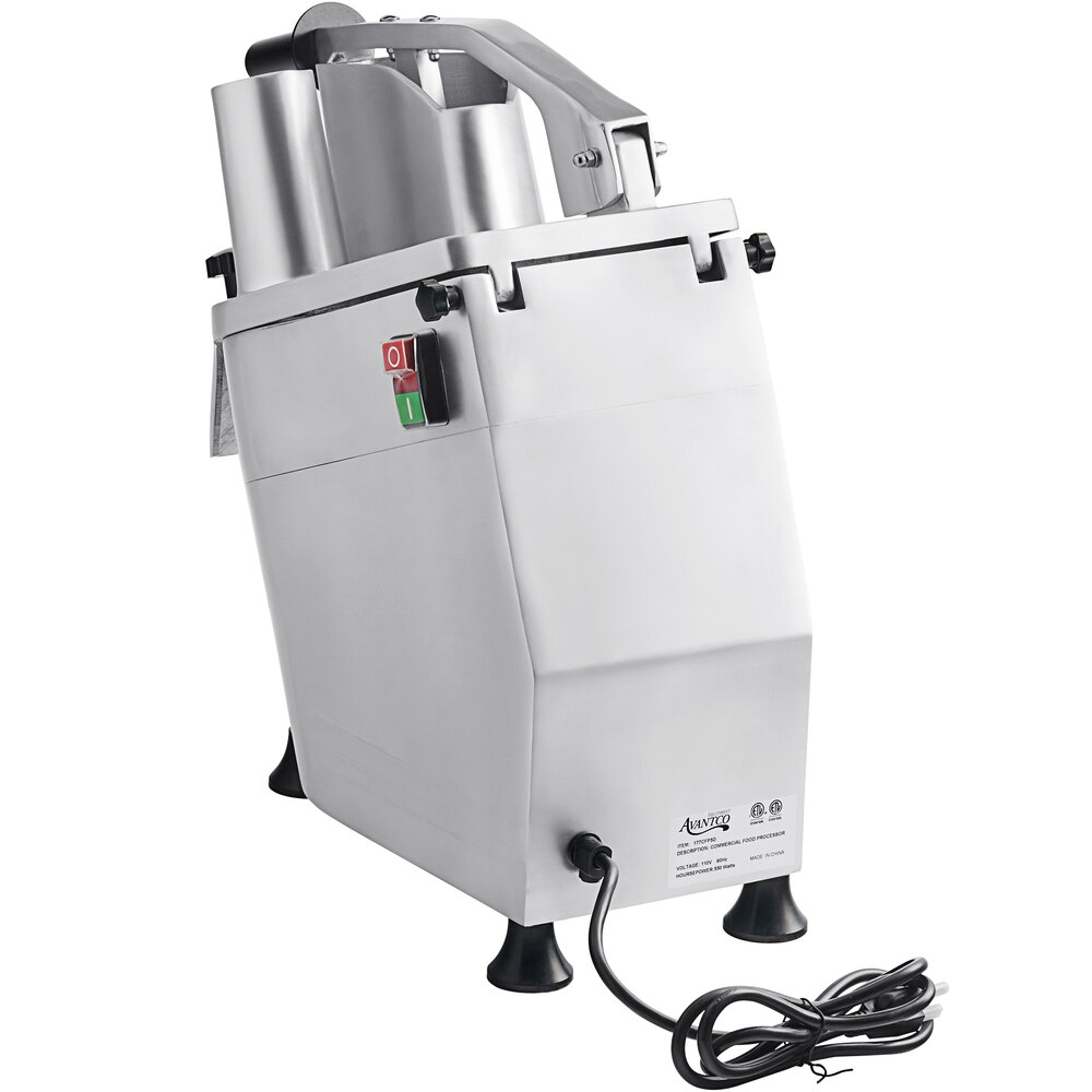 Avantco CFP5D Continuous Feed Food Processor with 5 Discs 3/4 hp