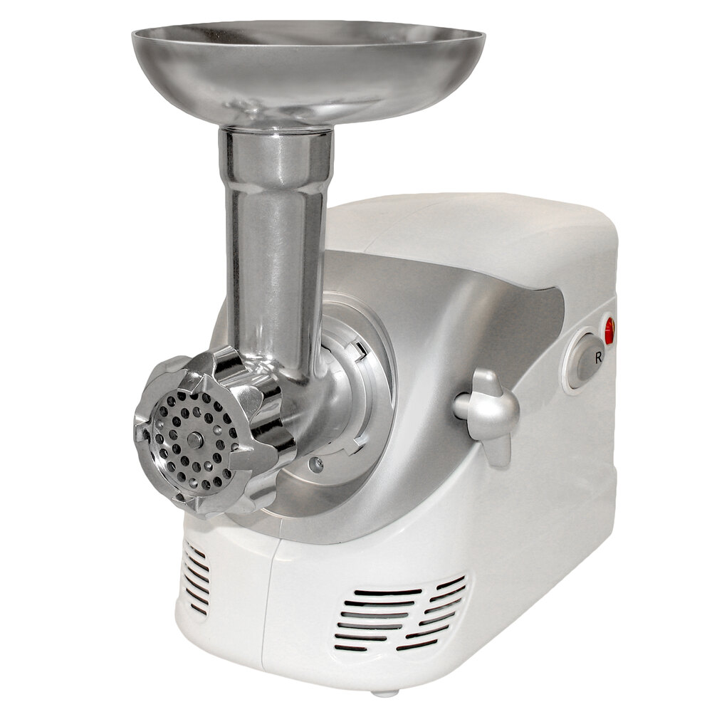 Weston 820103W 5 Deluxe Electric Meat Grinder with Shredder/Slicer