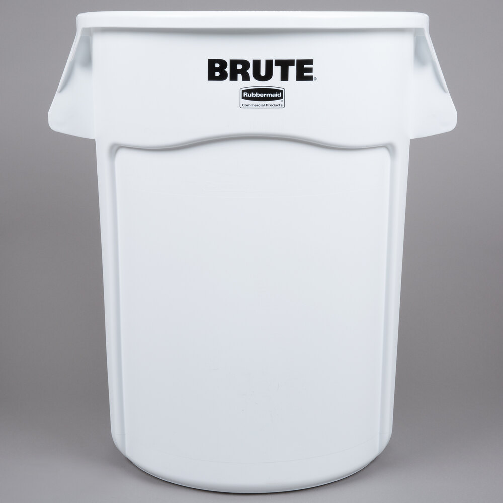 Rubbermaid 1779740 Brute White 44 Gallon Container Without Lid for sale online 