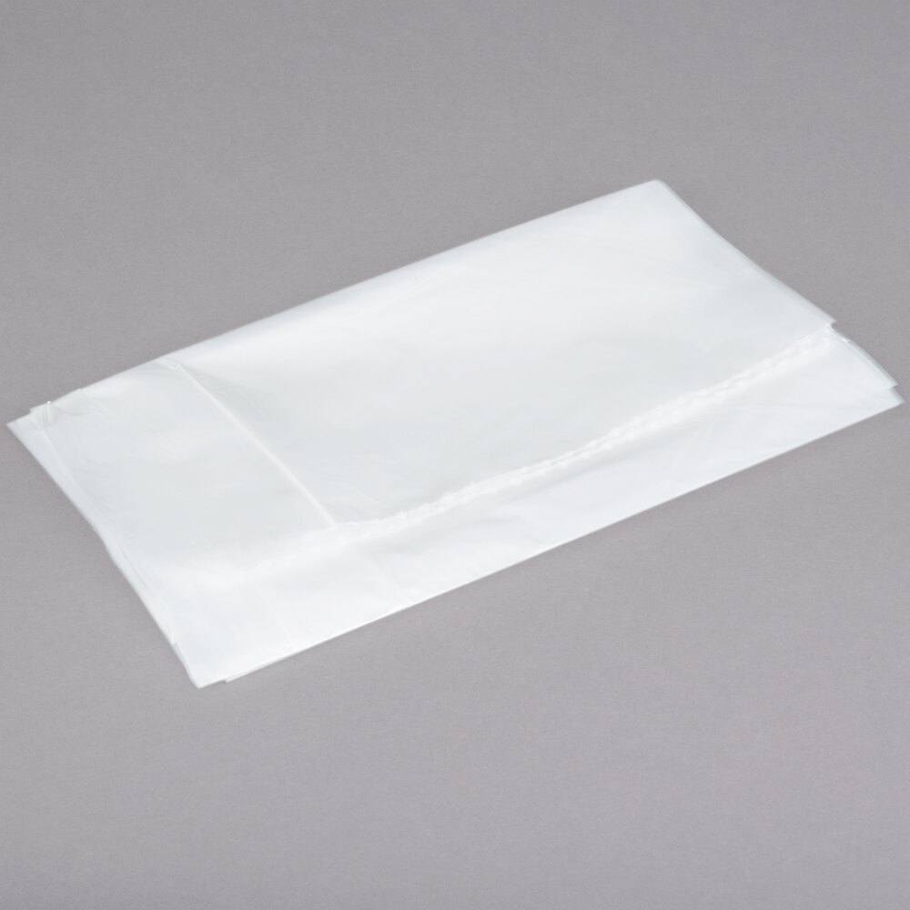 100 Pieces CLEAR Low Density 2" x 24" POLY BAGS 2 MIL POLYETHYLENE 