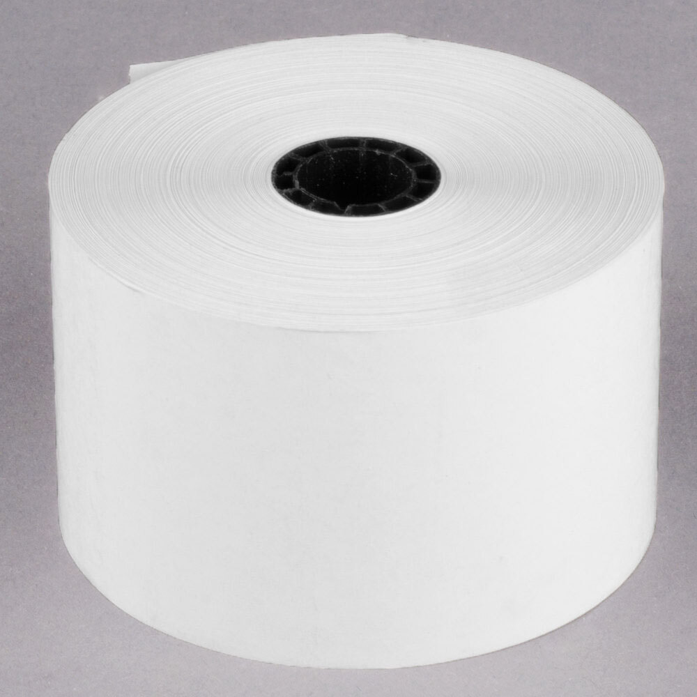 44 mm (1 3/4") x 230' Thermal Cash Register POS Paper Roll Tape 10/Pack