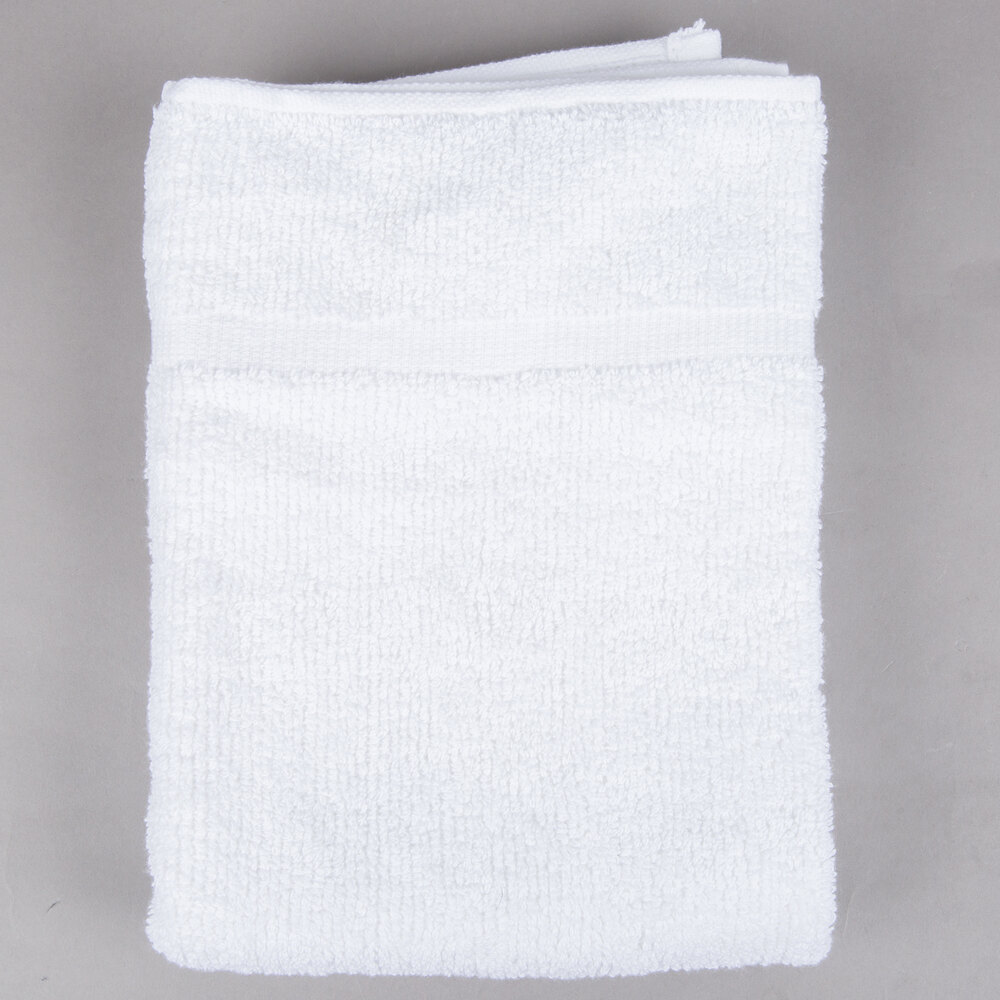20" x 30" 100 Open End Cotton Hotel Bath Mat 6 lb. 12/Pack