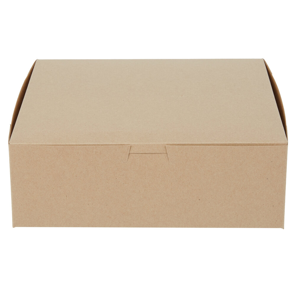Brown Kraft Double Stack Mince Pie Box 9 x 3 x 2 Pack of 25