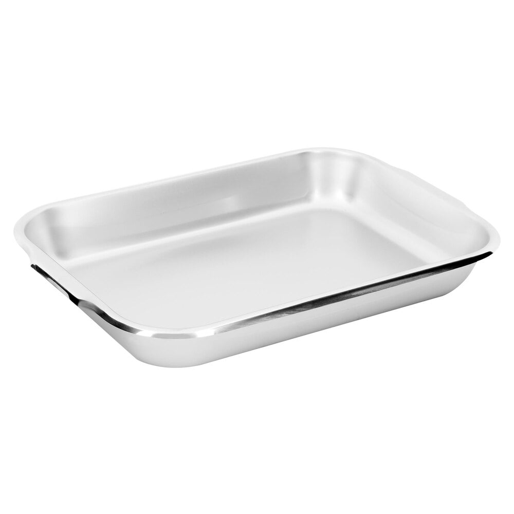Vollrath 61230 3.5 Qt. Stainless Steel Baking and Roasting Pan with