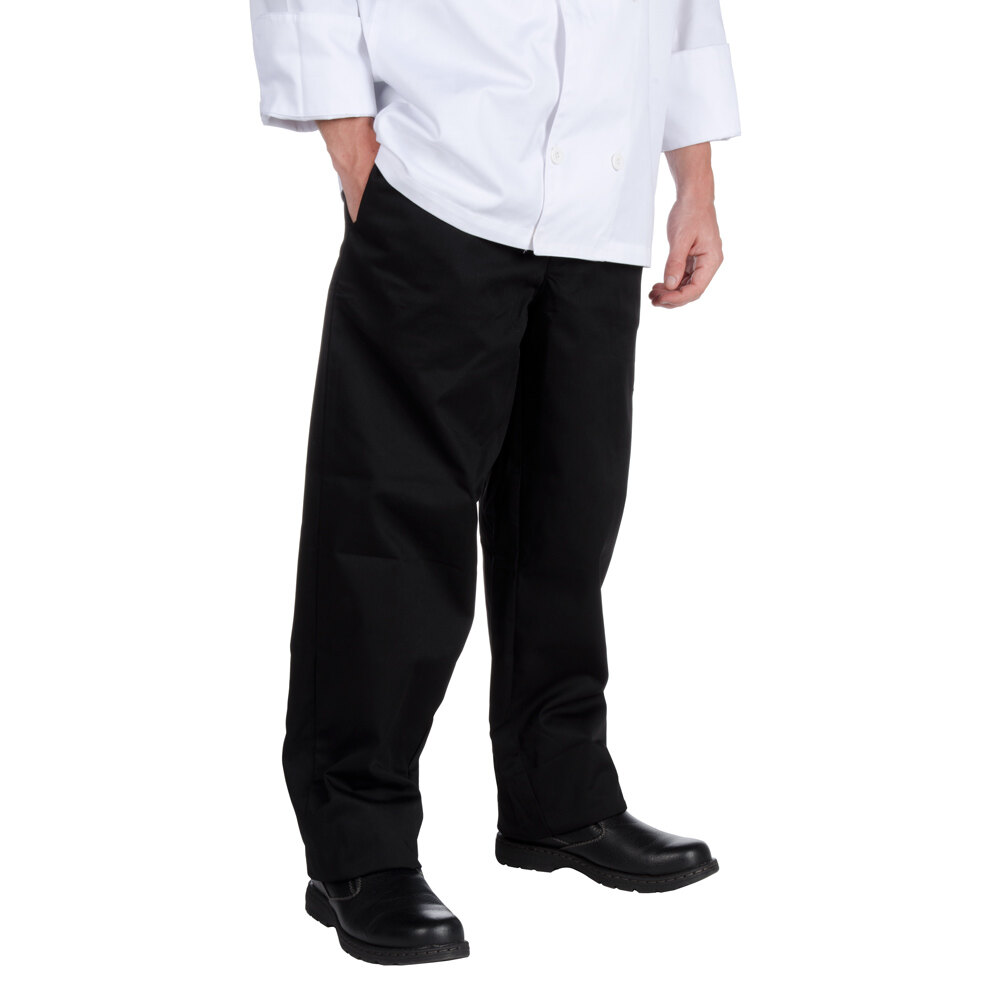 Chef Revival Unisex Black Chef Pants Extra Large
