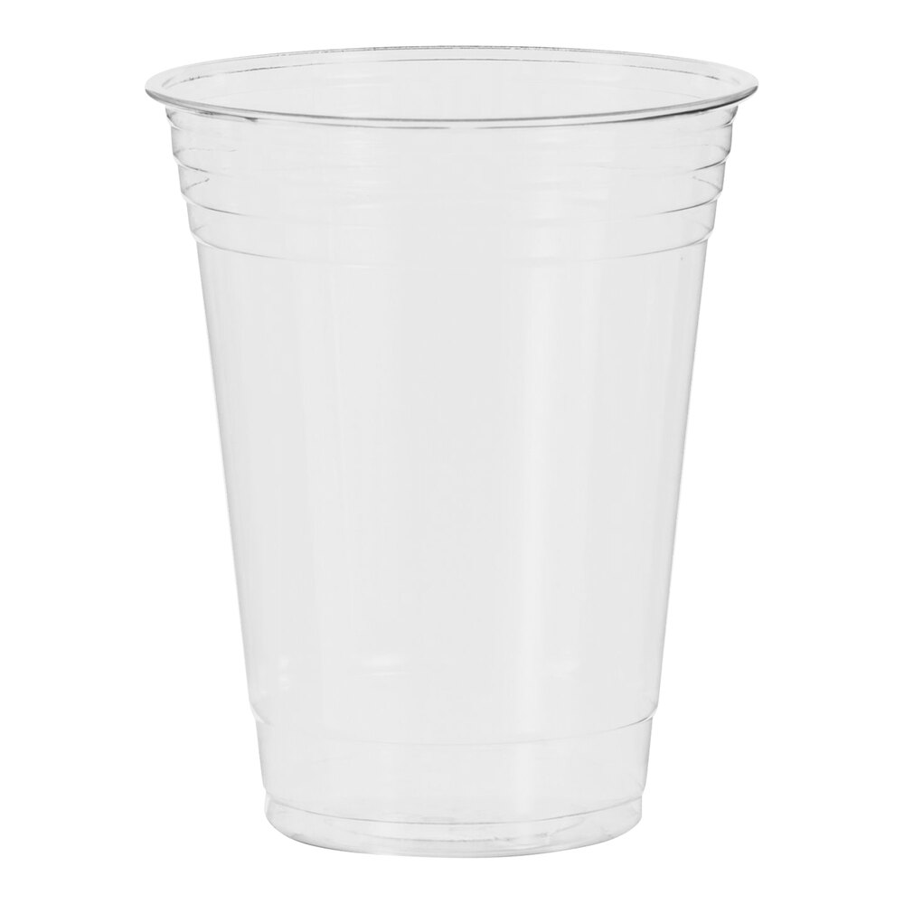 Solo Ultra Clear™ TP16D 16 oz. Customizable Clear PET Plastic Squat ...