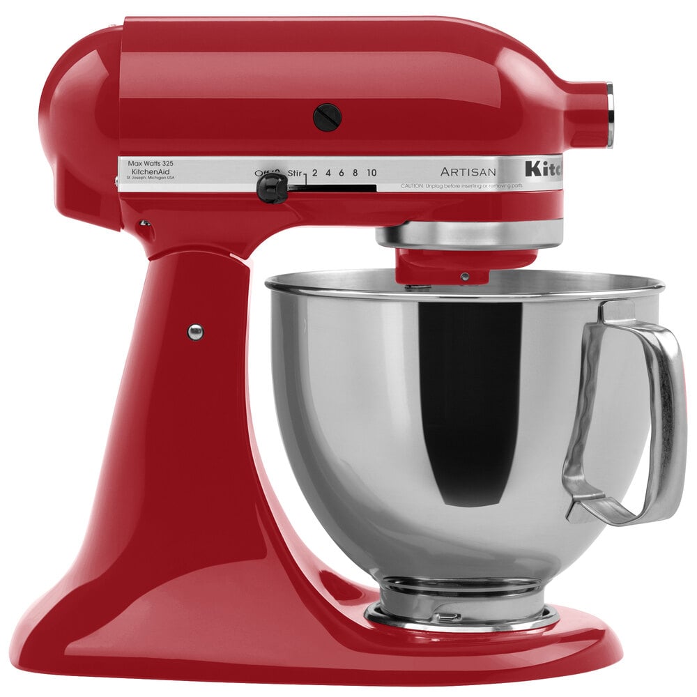 Artisan® Series 5 Quart Tilt-Head Stand Mixer Empire Red KSM150PSER