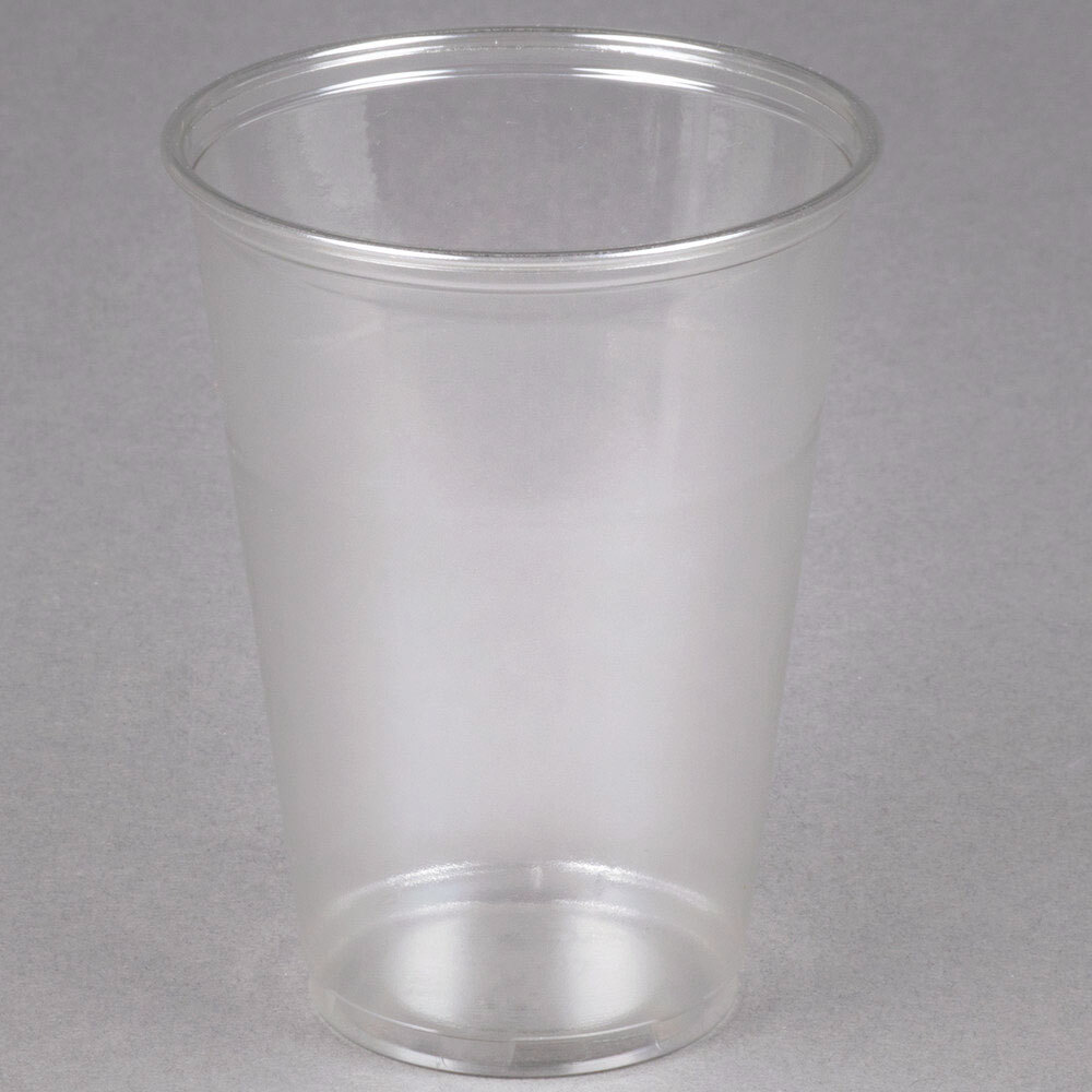 Solo Ultra Clear™ TP10D 10 oz. Clear PET Plastic Cold Cup - 50/Pack