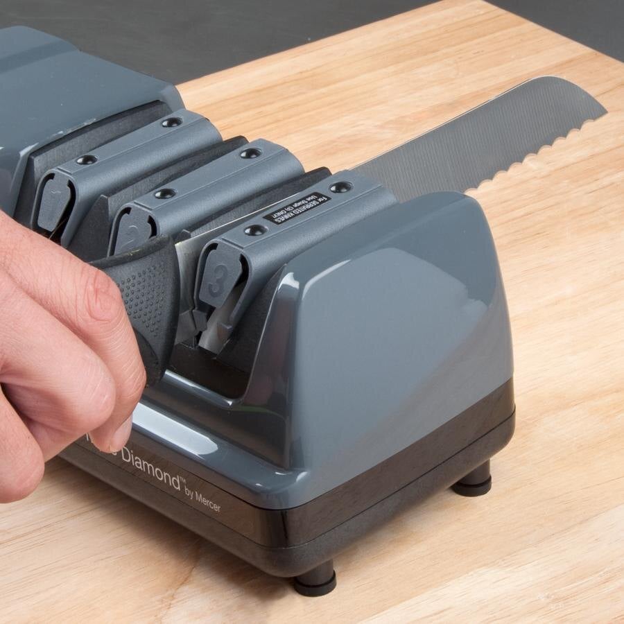  Mercer Culinary Triple Diamond 3 Stage Electric Knife Sharpener  : Everything Else