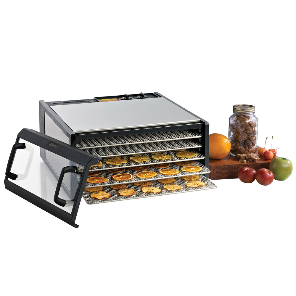 Excalibur D500CDSHD Stainless Steel Five Rack Food Dehydrator with
