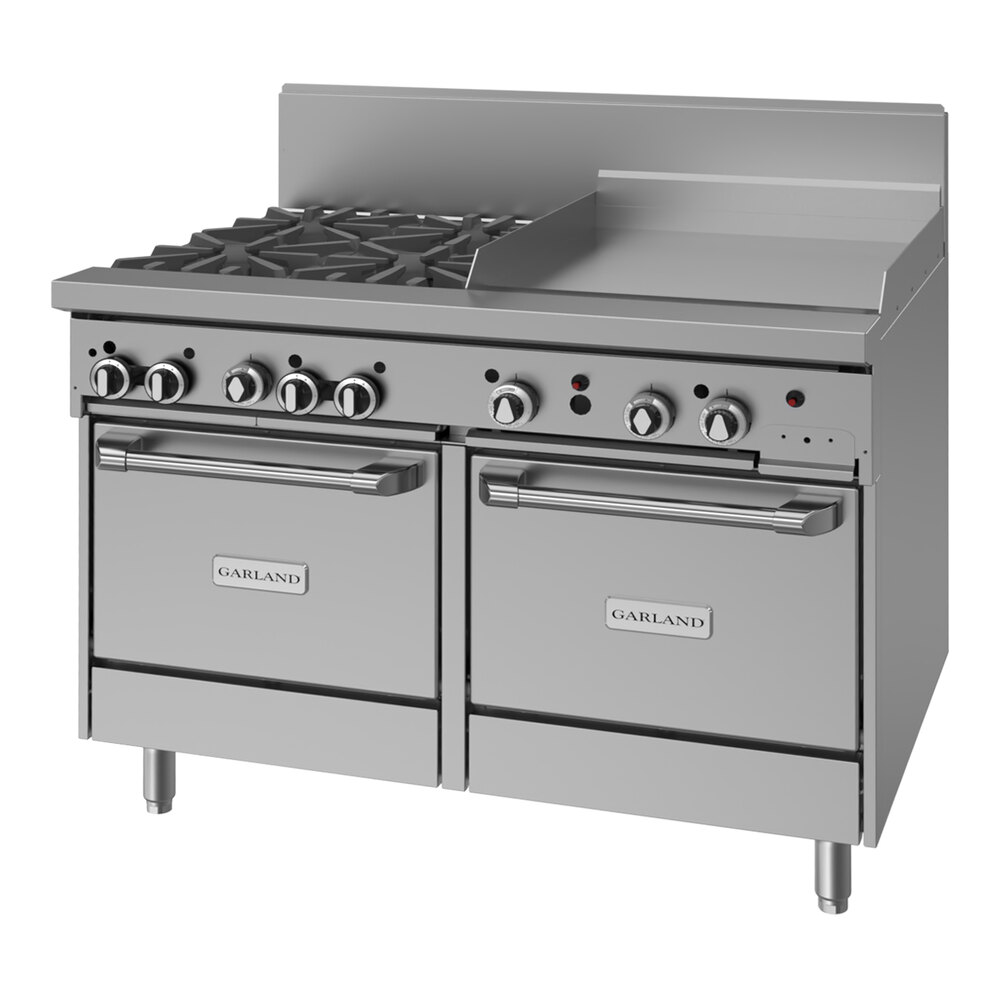 Garland GF48-4G24LL Natural Gas 4 Burner 48