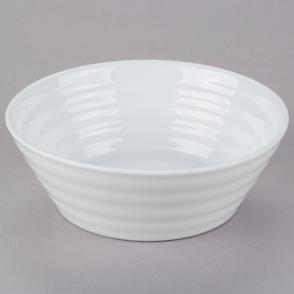 10 Strawberry Street SWNG7 Swing 22 oz. White Porcelain Cereal Bowl