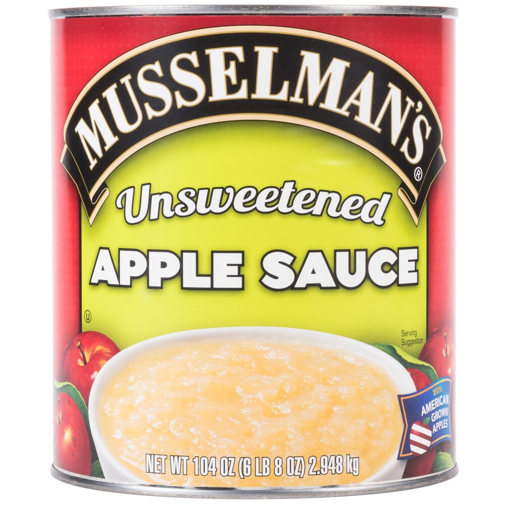 Musselman's Natural Unsweetened Applesauce 10 Can