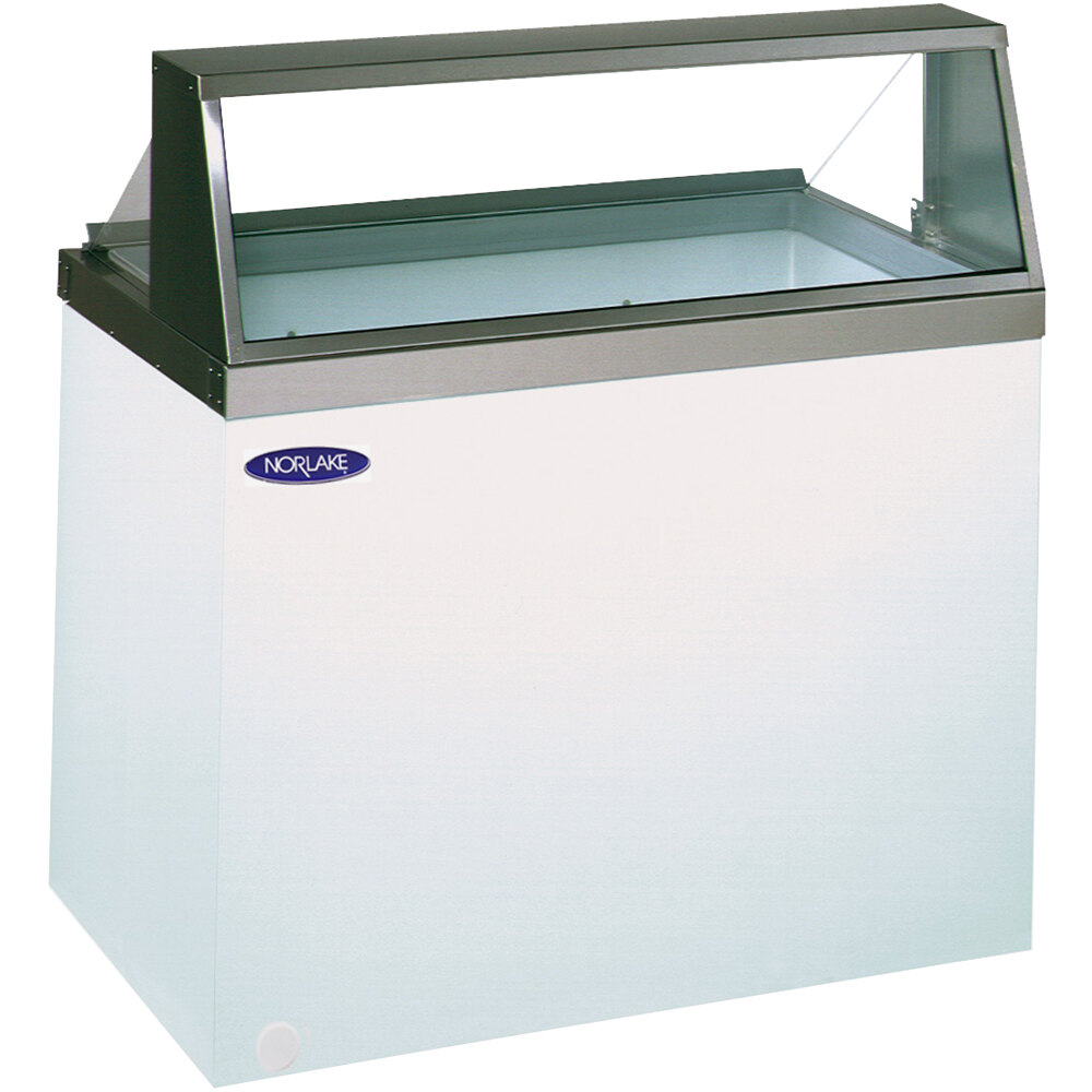 NorLake HF100WWG/0 Nova 48" Straight Glass Ice Cream Dipping