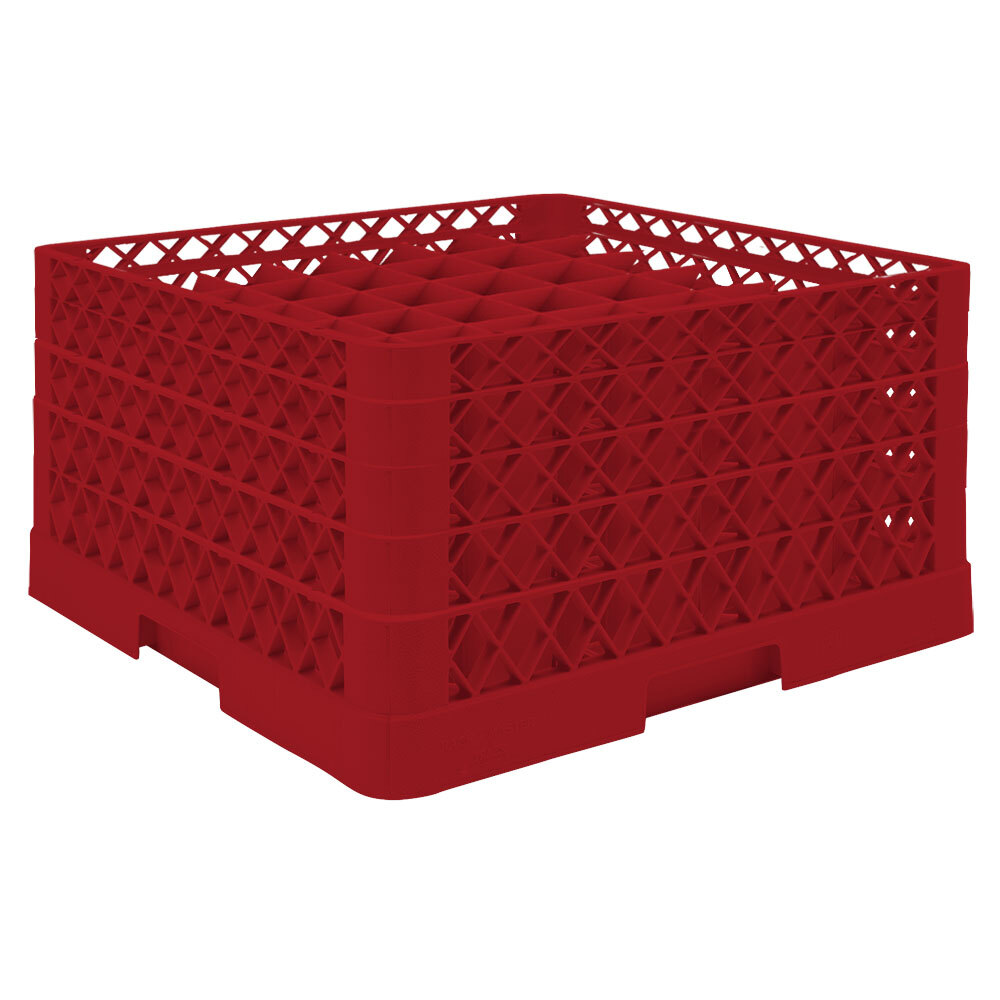 Vollrath TR9EEEA Traex® FullSize Red 9 7/16" Glass Rack