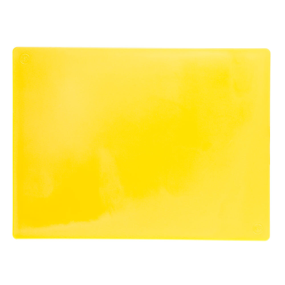 24" x 18" x 1/2" Yellow Cutting Board