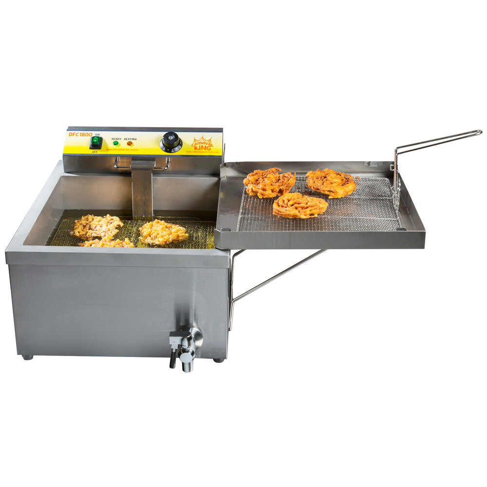 Donut Fryer Carnival King DFC1800 25 lb. Funnel Cake Donut Fryer Carnival King DFC1800 25 lb. Funnel Cake
