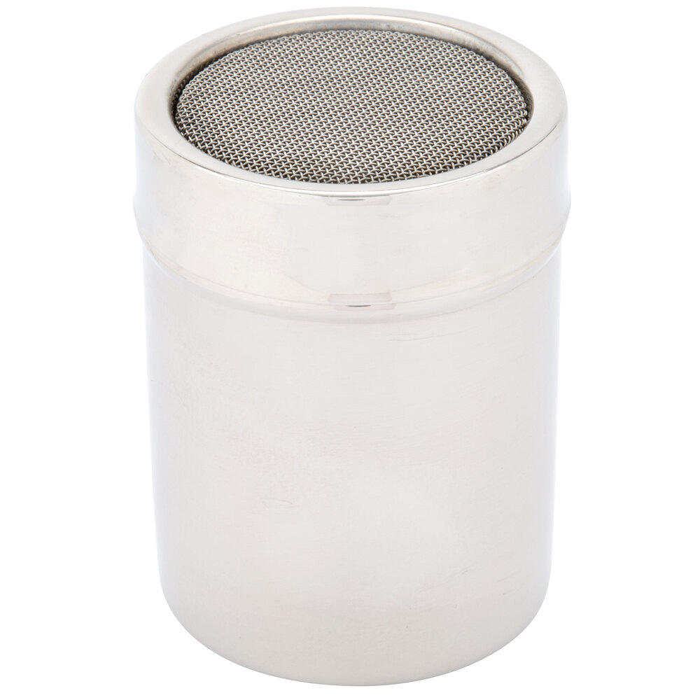 Ateco Stainless Steel Shaker, 10-ounce Capacity with Coarse Holes