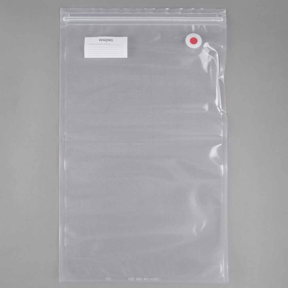 Waring WVS2GL 2 Gallon Vacuum Packaging Bags 25/Pack