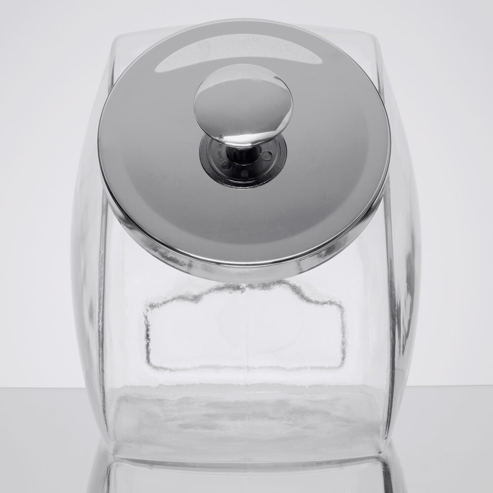 Anchor Hocking Glass Penny Candy Jar 1 Gallon, w/ Lid