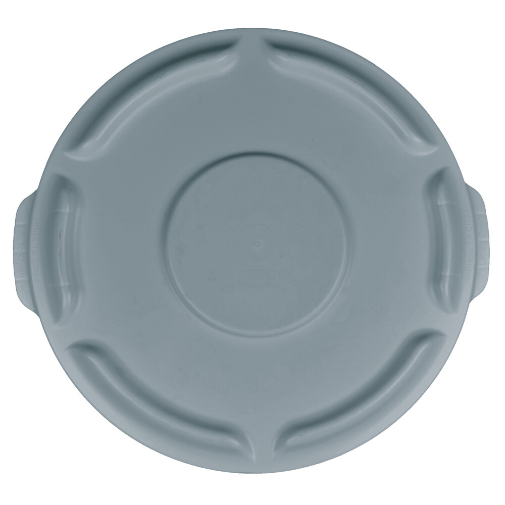 Coperchio A Scatto Per Bidone Rubbermaid Brute – 38 Litri – Bianco, Autodrenante E Impilabile