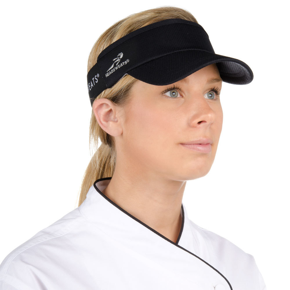 black-headsweats-7703-202-coolmax-chef-visor