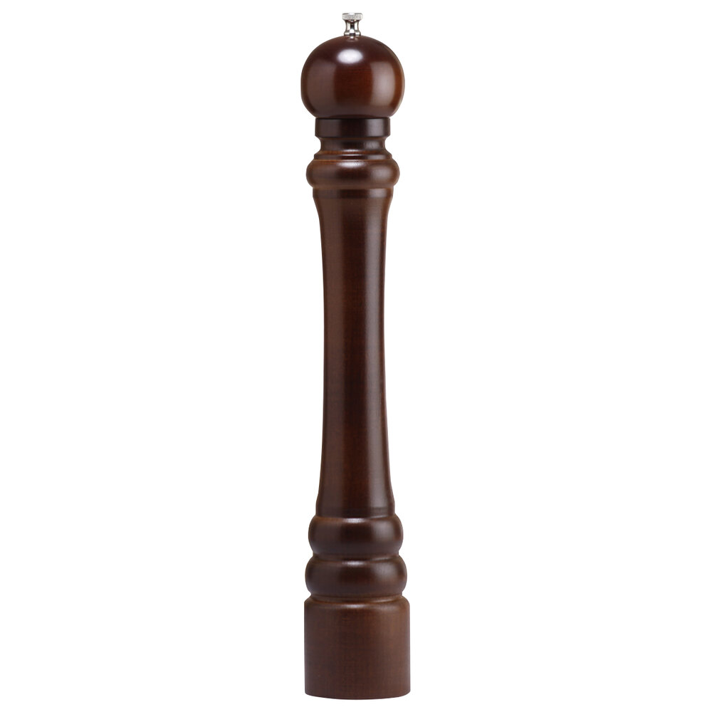 Chef Specialties 18100 Professional Series Customizable 18 Monarch Walnut Pepper Mill