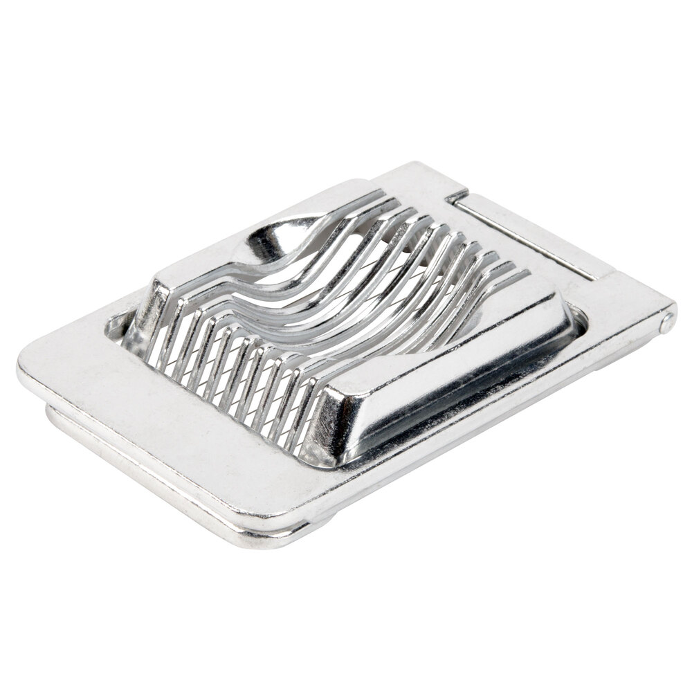Thunder Group Aluminum Hinged TwoWay Egg Slicer with Stainless Steel Wires