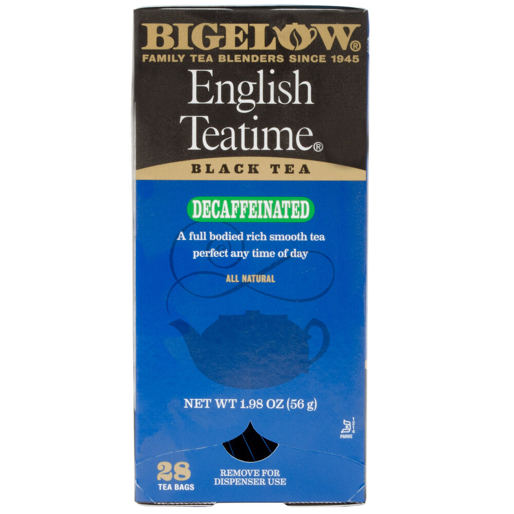 Bigelow English Teatime Decaffeinated Tea 28/Box