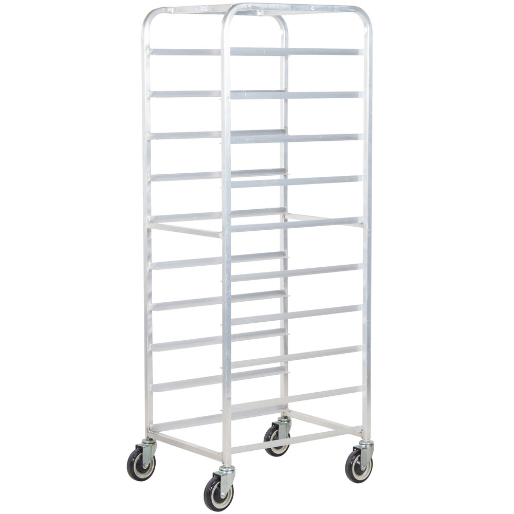 Winholt AL1810B End Load Aluminum Platter Cart Ten 18" Trays