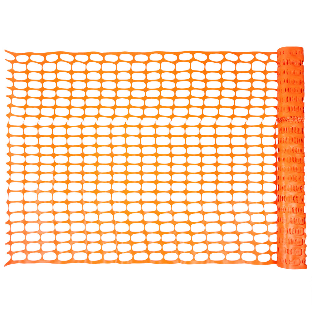 Cordova 4 ft. x 100 ft. Orange Safety Fencing Oval Pattern