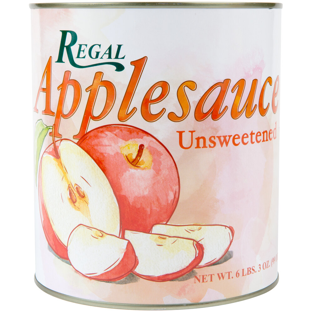 Regal Foods Unsweetened Apple Sauce 10 Can