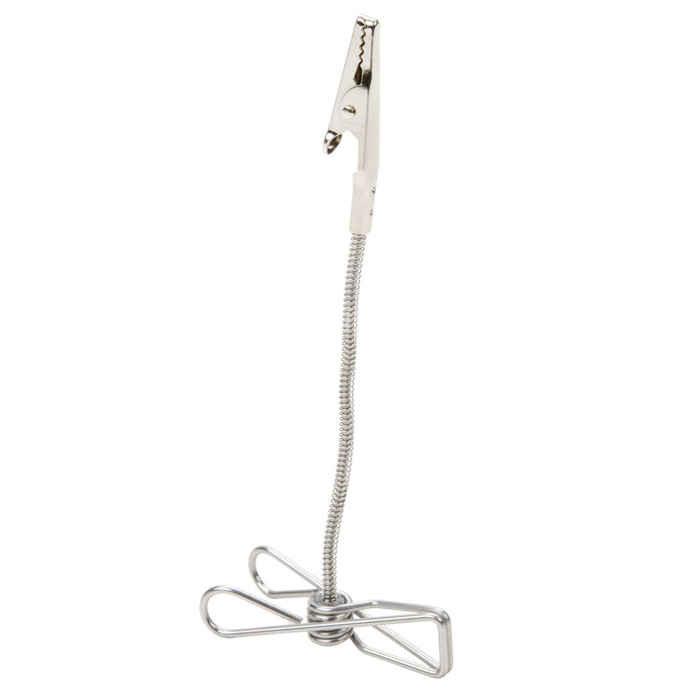 American Metalcraft CLIPIT6 6" DoubleSided Flexible Sign Clip