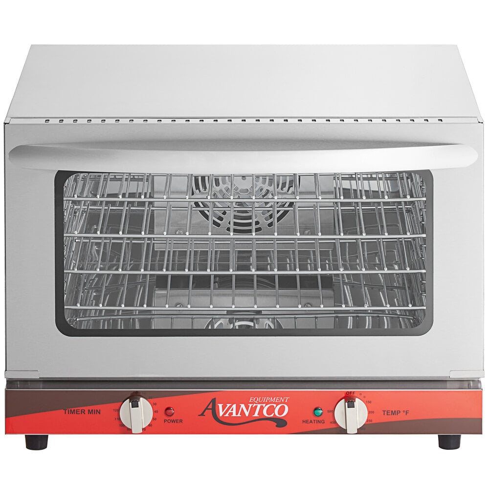 Avantco 1/2 Size Commercial Countertop Electric 1.5 Cu Ft Convection Oven Baking 