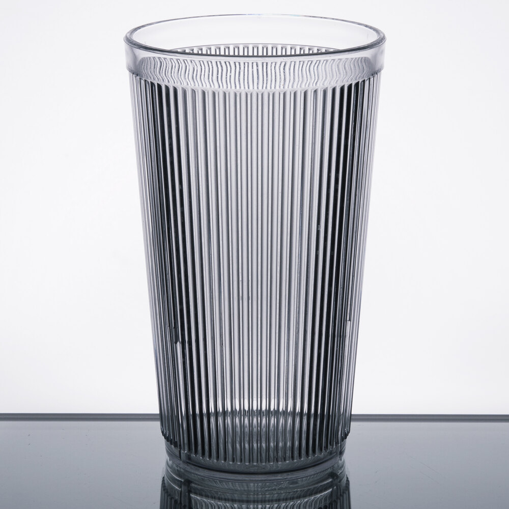 Stack Carlisle Carlisle 402007 Crystalon Stack-All 20.7 oz. Clear SAN Plastic Tumbler ...