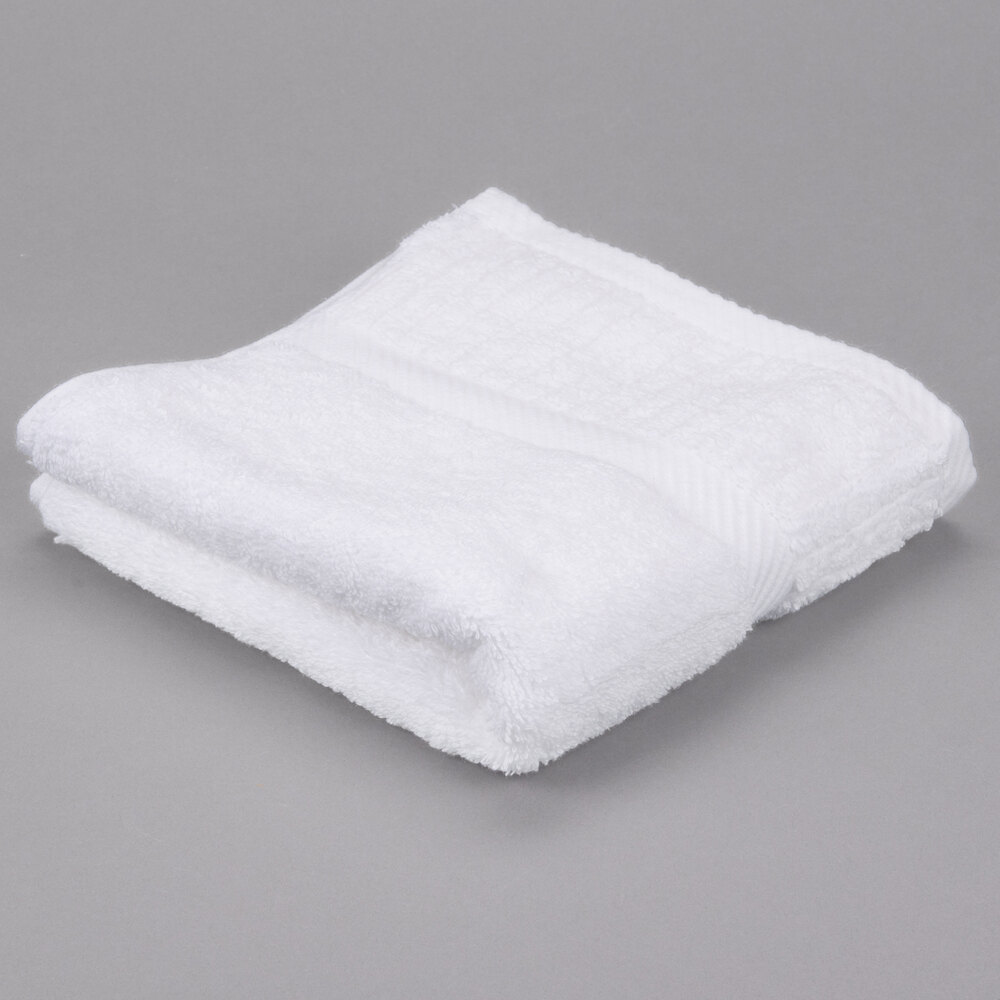 White 16x30 Oxford Imperial all Ring Spun Cotton Hand Towel