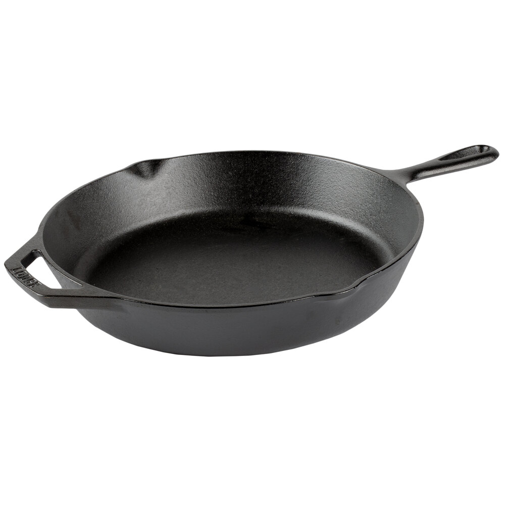 Cast Iron Skillet w/ Assist Handle Kitchen Home Cookware Pre-Seasoned 12 Inch 