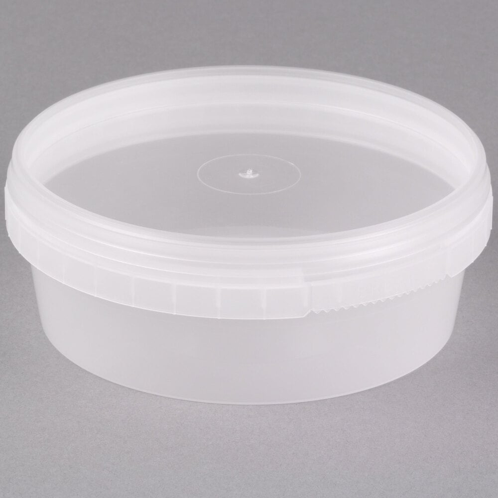 8 oz Deli Container with Lid 50/Case