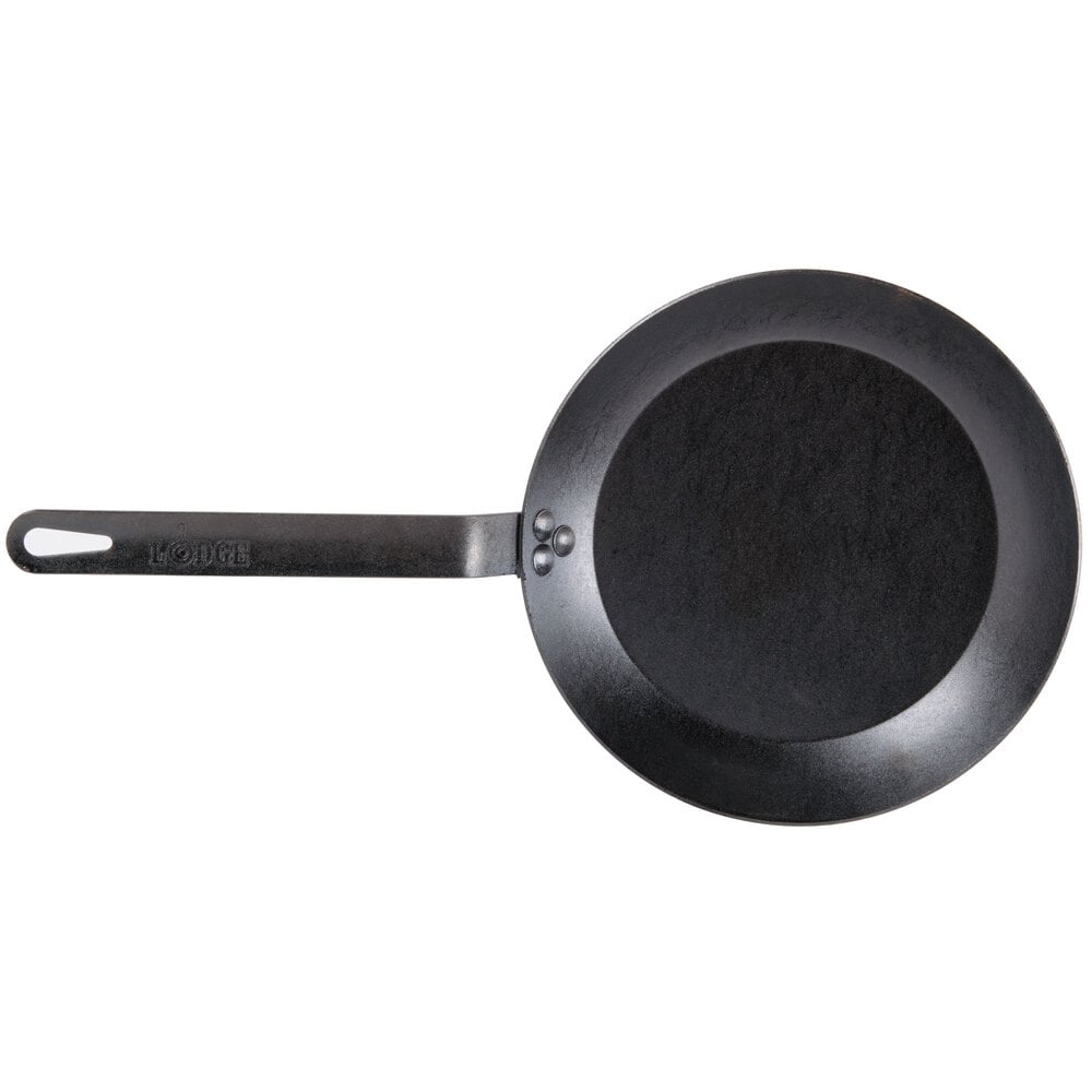 Lodge Pre-Seasoned 10 Carbon Steel Fry Pan with Silicone Helper Handle  CRS10HH61 - Yahoo Shopping