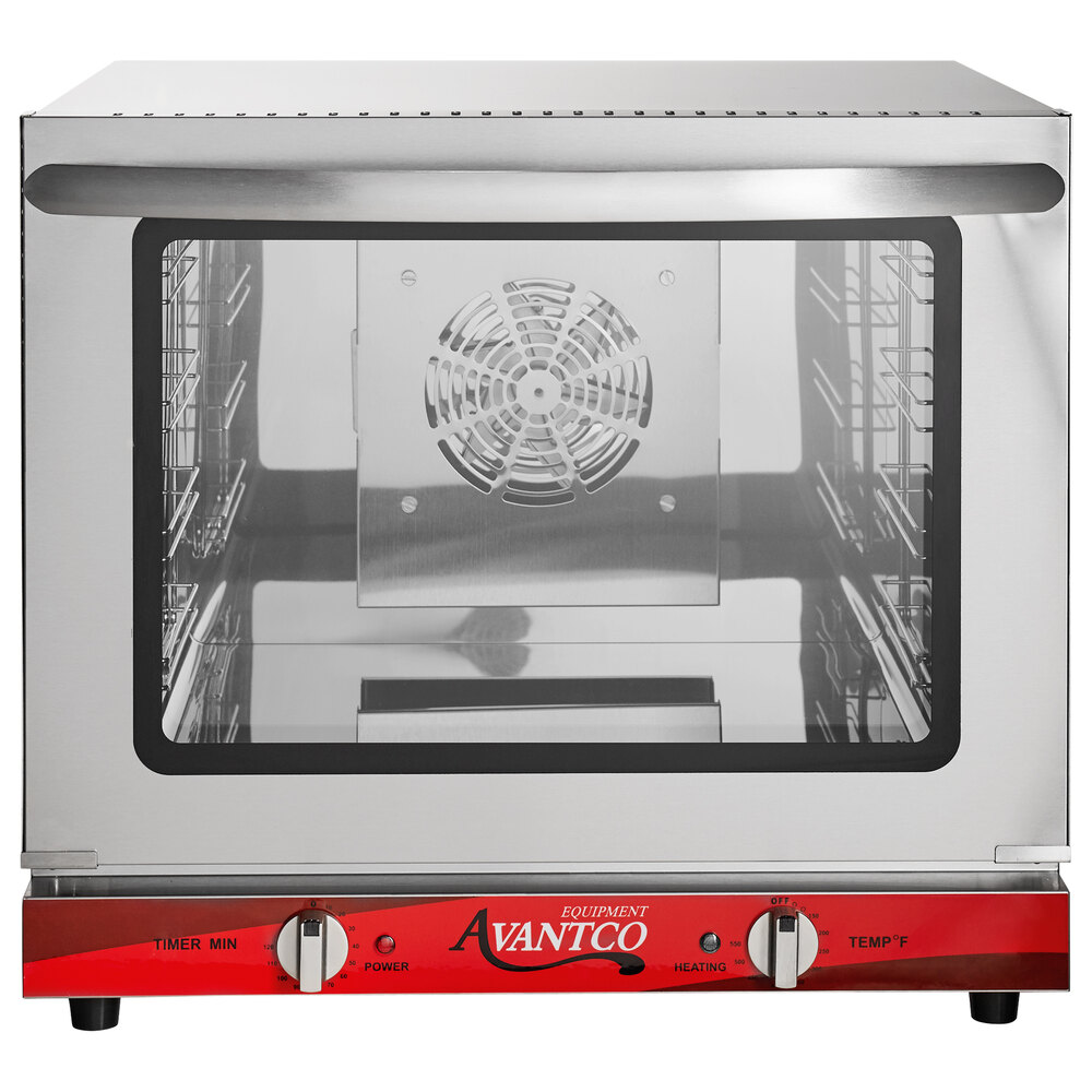 Avantco CO28 Half Size Countertop Convection Oven, 2.3 Cu. Ft. 208/240V, 2800W