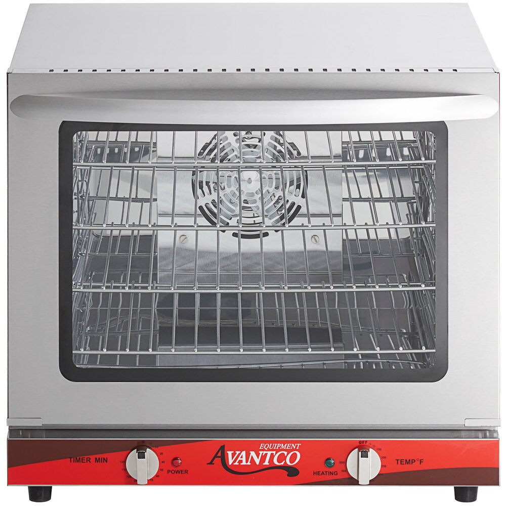 Avantco CO28 Half Size Countertop Convection Oven, 2.3 Cu. Ft. 208/240V, 2800W